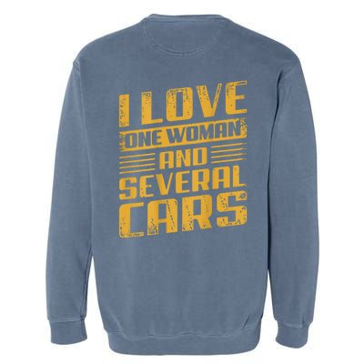 Mechanic Car (On Back) Garment-Dyed Sweatshirt