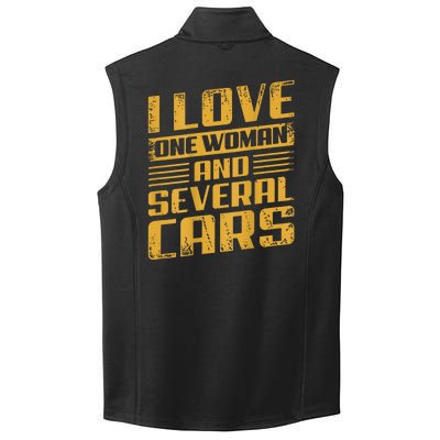 Mechanic Car (On Back) Collective Smooth Fleece Vest