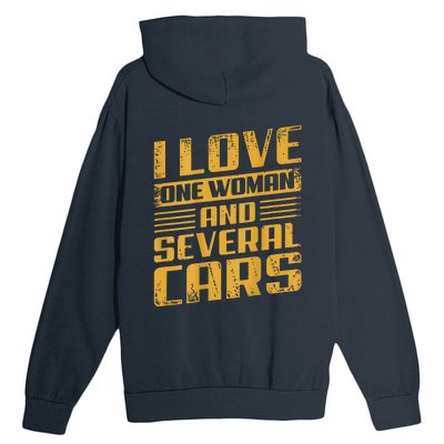 Mechanic Car (On Back) Urban Pullover Hoodie