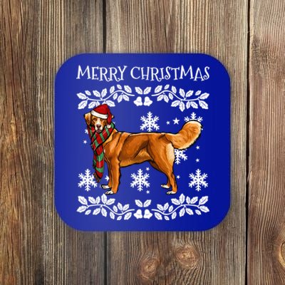 Merry Christmas Ornat Scotia Duck Tolling Retrievers Xmas Great Gift Coaster