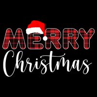Merry Christmas Plaid Santa Holiday Impact Tech Backpack