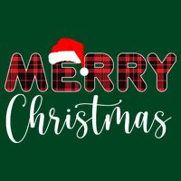 Merry Christmas Plaid Santa Holiday Cooling Performance Crew T-Shirt
