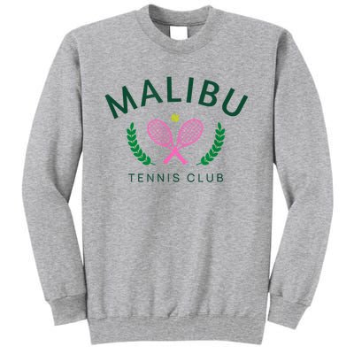 Malibu California Preppy Tennis Club Tall Sweatshirt