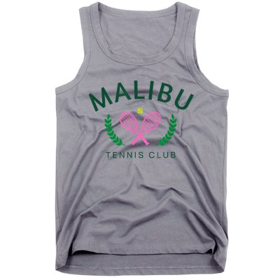 Malibu California Preppy Tennis Club Tank Top