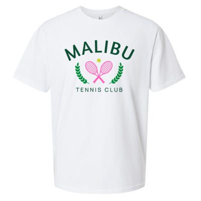 Malibu California Preppy Tennis Club Sueded Cloud Jersey T-Shirt