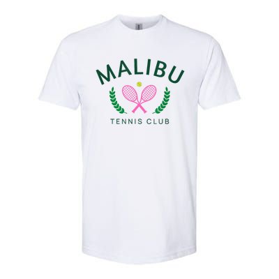 Malibu California Preppy Tennis Club Softstyle CVC T-Shirt