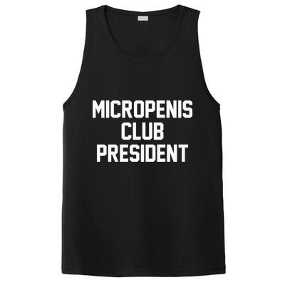 Micropenis Club President Funny Saying Sarcastic Guys PosiCharge Competitor Tank