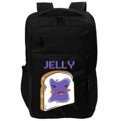 Matching Couple Peanut Butter And Jelly Gift Impact Tech Backpack