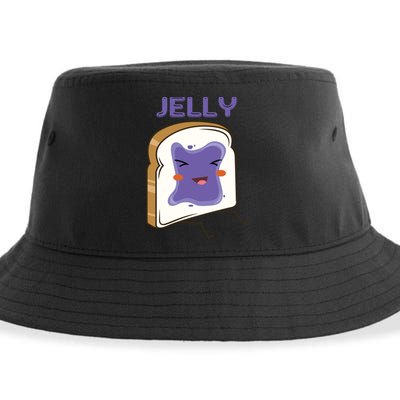 Matching Couple Peanut Butter And Jelly Gift Sustainable Bucket Hat