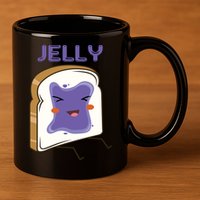 Matching Couple Peanut Butter And Jelly Gift 11oz C Handle Ceramic Mug