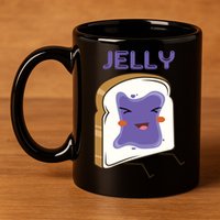 Matching Couple Peanut Butter And Jelly Gift 11oz C Handle Ceramic Mug