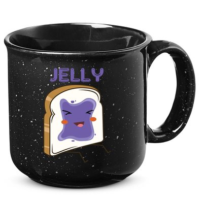Matching Couple Peanut Butter And Jelly Gift 15oz Campfire Ceramic Mug