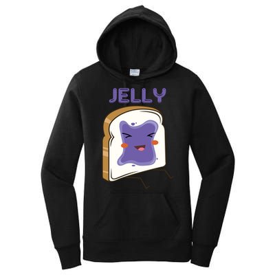 Matching Couple Peanut Butter And Jelly Gift Women's Pullover Hoodie
