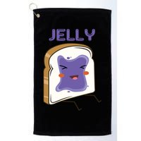 Matching Couple Peanut Butter And Jelly Gift Golf Towel
