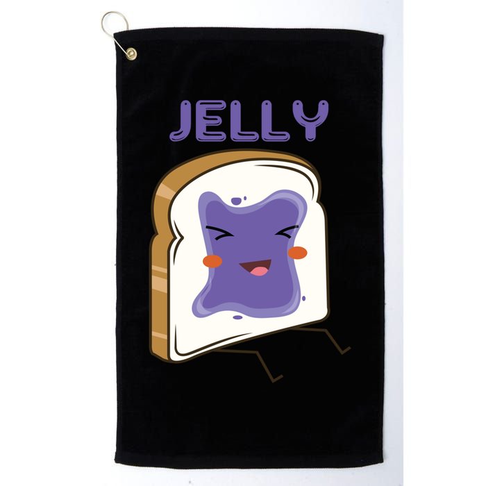 Matching Couple Peanut Butter And Jelly Gift Golf Towel