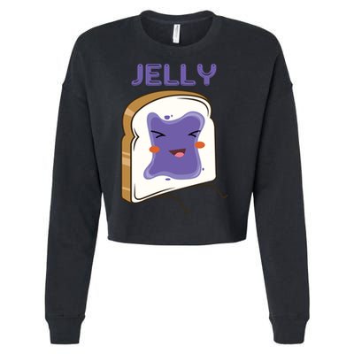 Matching Couple Peanut Butter And Jelly Gift Cropped Pullover Crew