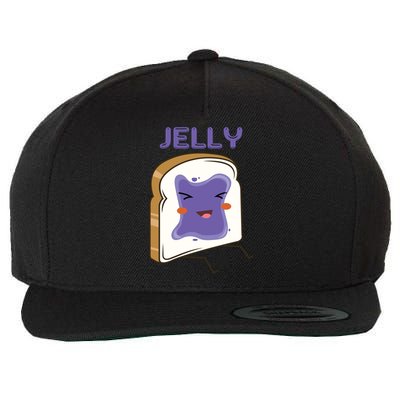 Matching Couple Peanut Butter And Jelly Gift Wool Snapback Cap