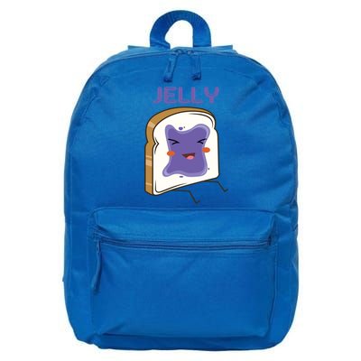 Matching Couple Peanut Butter And Jelly Gift 16 in Basic Backpack