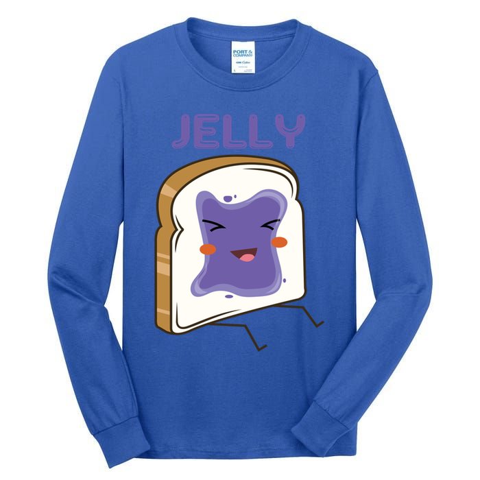 Matching Couple Peanut Butter And Jelly Gift Tall Long Sleeve T-Shirt