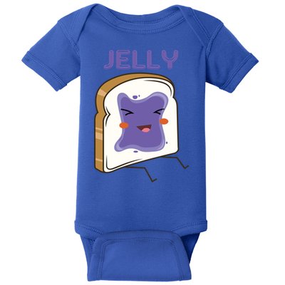 Matching Couple Peanut Butter And Jelly Gift Baby Bodysuit