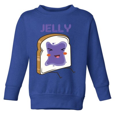 Matching Couple Peanut Butter And Jelly Gift Toddler Sweatshirt