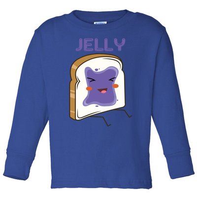 Matching Couple Peanut Butter And Jelly Gift Toddler Long Sleeve Shirt