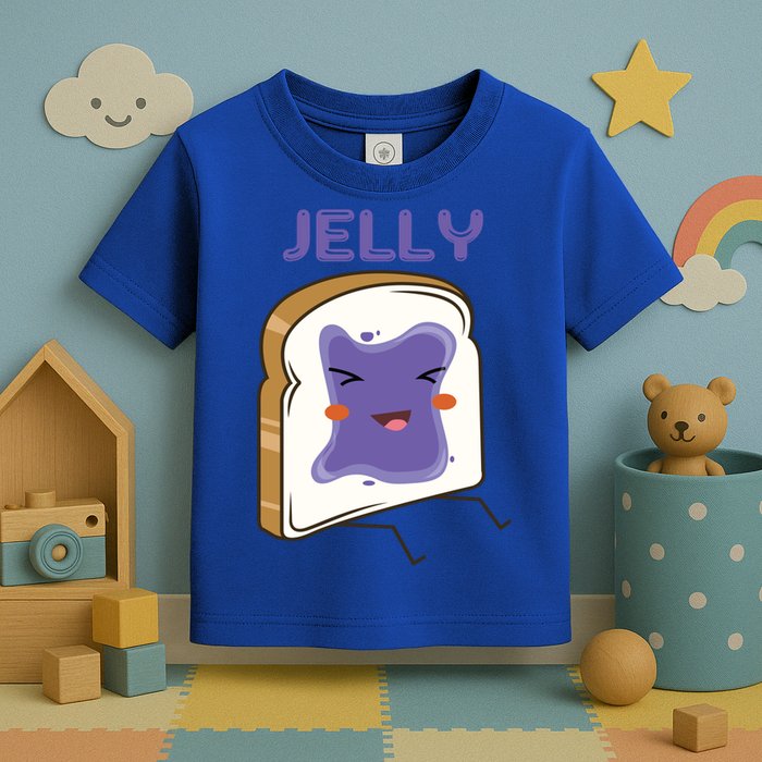 Matching Couple Peanut Butter And Jelly Gift Toddler T-Shirt