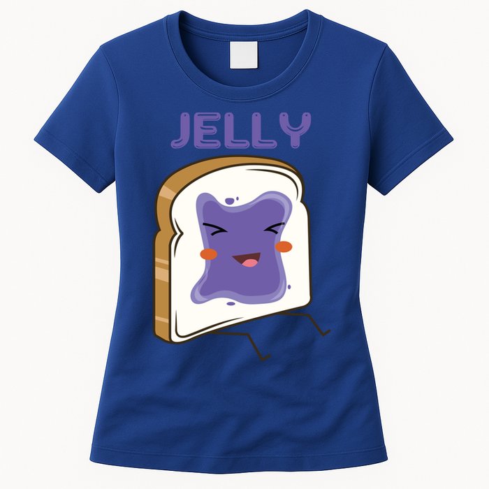 Matching Couple Peanut Butter And Jelly Gift Womens T-Shirt