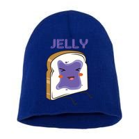 Matching Couple Peanut Butter And Jelly Gift Short Acrylic Beanie