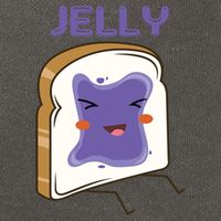 Matching Couple Peanut Butter And Jelly Gift Cotton Canvas Backpack