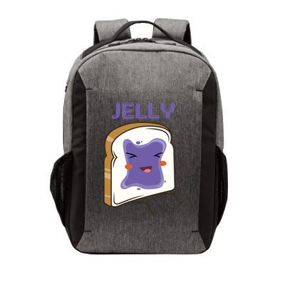 Matching Couple Peanut Butter And Jelly Gift Vector Backpack
