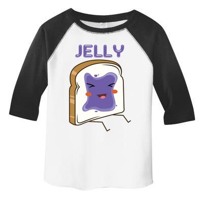 Matching Couple Peanut Butter And Jelly Gift Toddler Fine Jersey T-Shirt