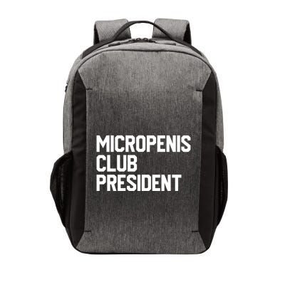 Micropenis Club President Funny Meme Sarcastic Stupid Cringe Vector Backpack