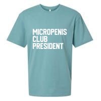 Micropenis Club President Funny Meme Sarcastic Stupid Cringe Sueded Cloud Jersey T-Shirt