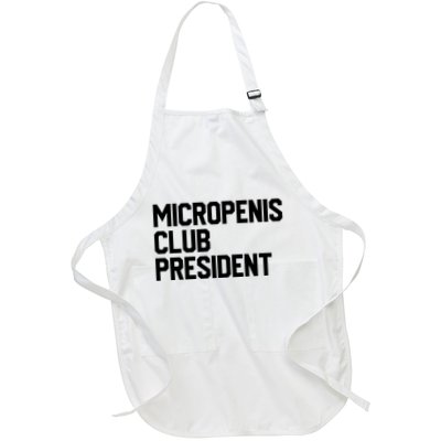 Micropenis Club President Funny Meme Sarcastic Stupid Cringe Apron