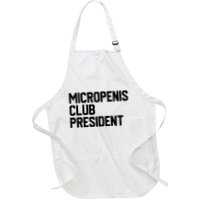 Micropenis Club President Funny Meme Sarcastic Stupid Cringe Apron