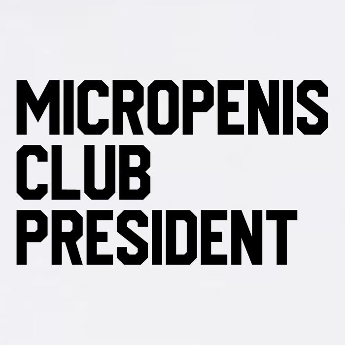 Micropenis Club President Funny Meme Sarcastic Stupid Cringe Visor