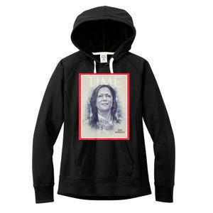 Magazine Cover President Kamala Harris Time Cover Campaign Supporters 2024 Women's Fleece Hoodie