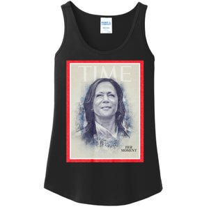 Magazine Cover President Kamala Harris Time Cover Campaign Supporters 2024 Ladies Essential Tank