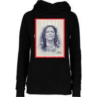 Magazine Cover President Kamala Harris Time Cover Campaign Supporters 2024 Womens Funnel Neck Pullover Hood