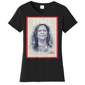 Magazine Cover President Kamala Harris Time Cover Campaign Supporters 2024 Women's T-Shirt