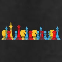 Multicolored Chess Pieces Thinking Smart Gift Tumbler