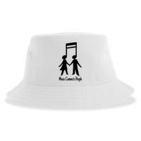 Music Connect People Cute Gift Sustainable Bucket Hat