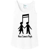 Music Connect People Cute Gift Ladies Essential Tank