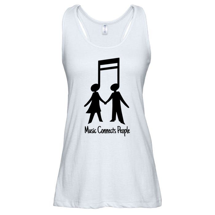 Music Connect People Cute Gift Ladies Essential Flowy Tank