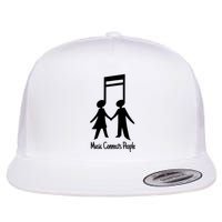 Music Connect People Cute Gift Flatbill Hat