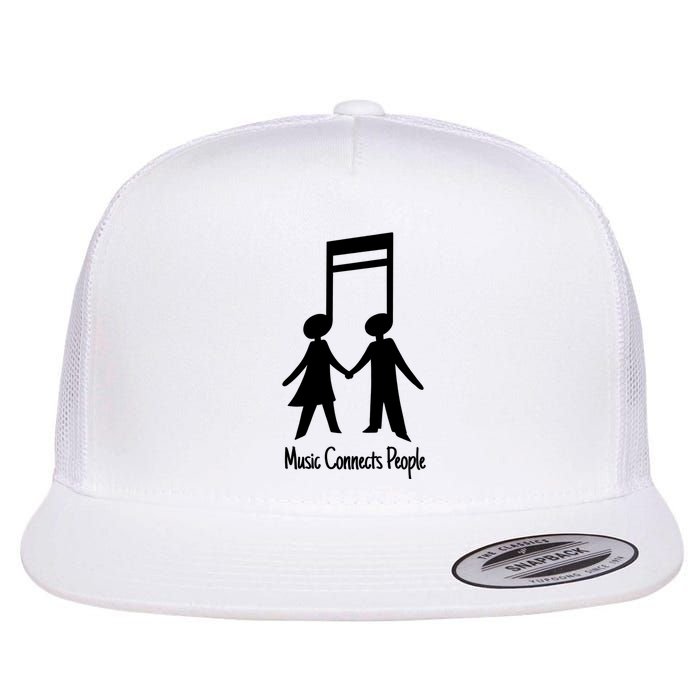 Music Connect People Cute Gift Flatbill Hat