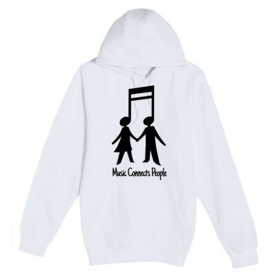 Music Connect People Cute Gift Premium Pullover Hoodie