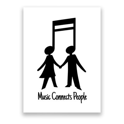 Music Connect People Cute Gift Poster