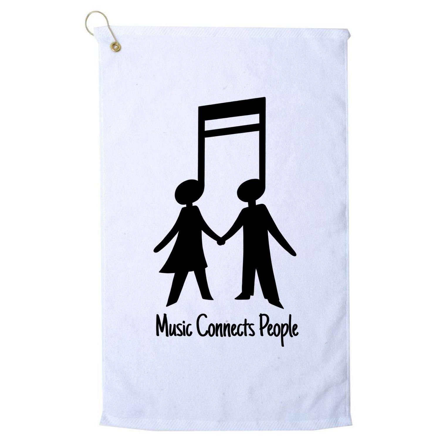 Music Connect People Cute Gift Golf Towel